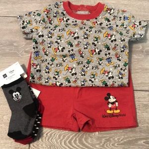 Disney Park two piece boy set 18 months